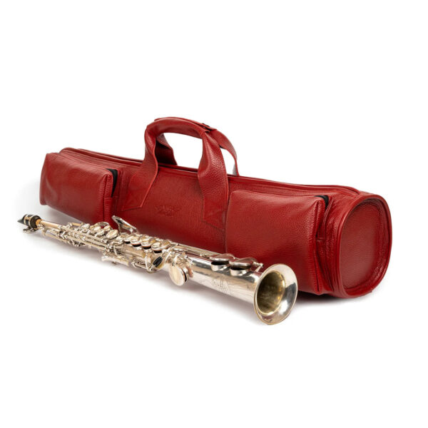 MG Leather Work - Straight Soprano Saxophone Gig Bag Flotar - Image 3