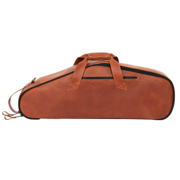 MG Leather Work - Tenor Saxophone Gig Bag in Crazy Horse Leather - Image 3