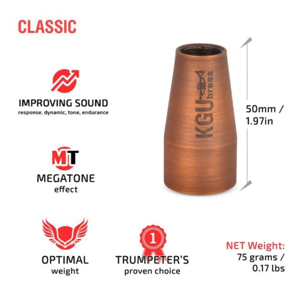 KGUmusic - CLASSIC Trumpet Mouthpiece Booster - Image 24