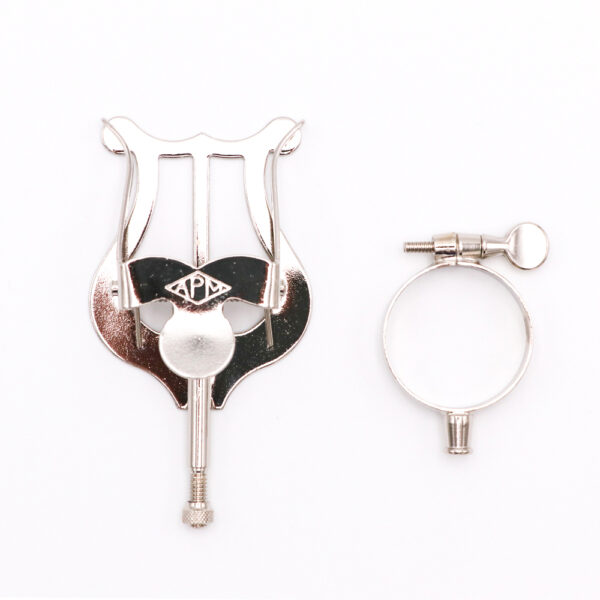American Plating Lyre for Clarinet with Ring, Nickel, Fits Yamaha