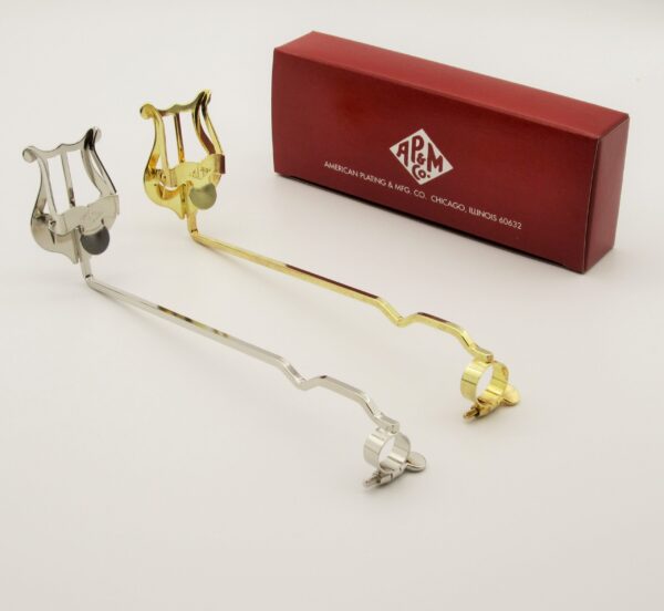 American Plating Lyre for Trombone with Adjustable Ring