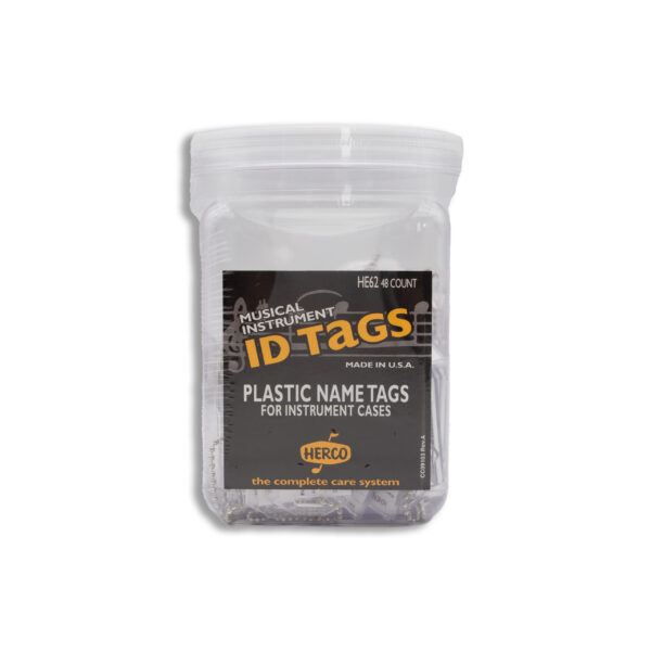 Herco Plastic I.D. Tag , Jar of 48
