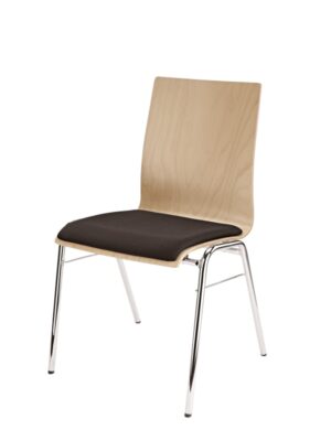 K&M Stacking Chair, Natural