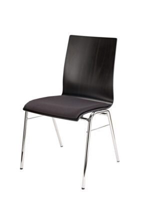 K&M Stacking Chair, Black