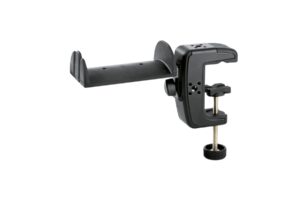 K&M Table Clamp With Ear Phone, Black
