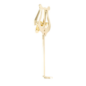 Trophy Lyre Trumpet Straight 4” Stem, Lacquer