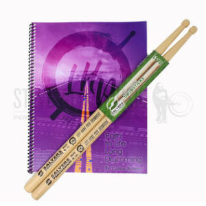 Salyers Path to Lifelong Drumming book bundle and a pair of Salyers Percussion PTLDSTK