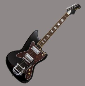 Silvertone Solid Body Electric Guitar 1478BK