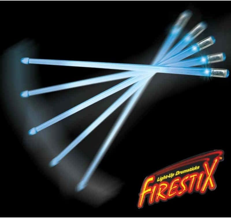 FireStix LED Light Up Drum Sticks Blue Color FX12BL - Image 2