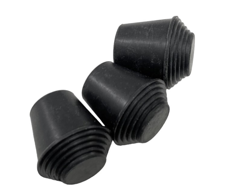 Danmar 3-Pack 9mm Floor Tom Leg Rubber Pads 521L - Image 2
