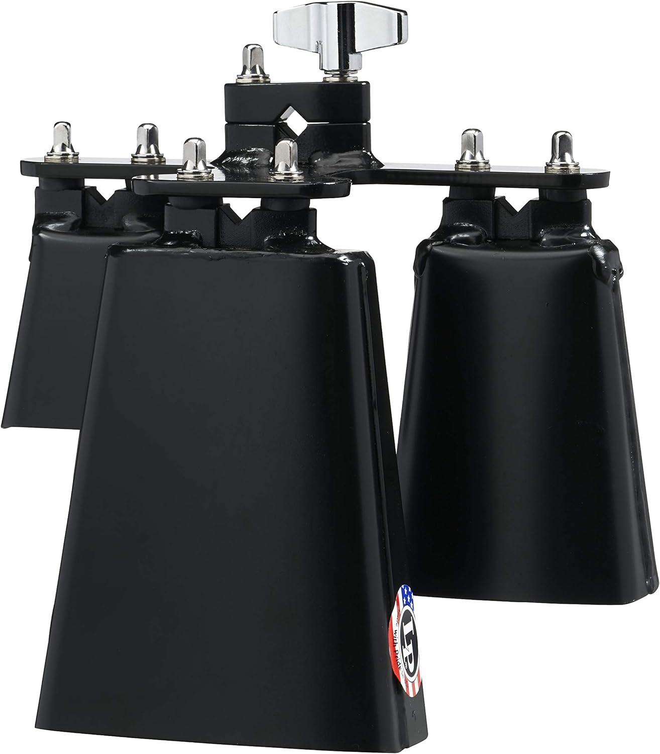 LP Tri-Bell Clamp-Mount Cowbell Set LP570 - Image 2