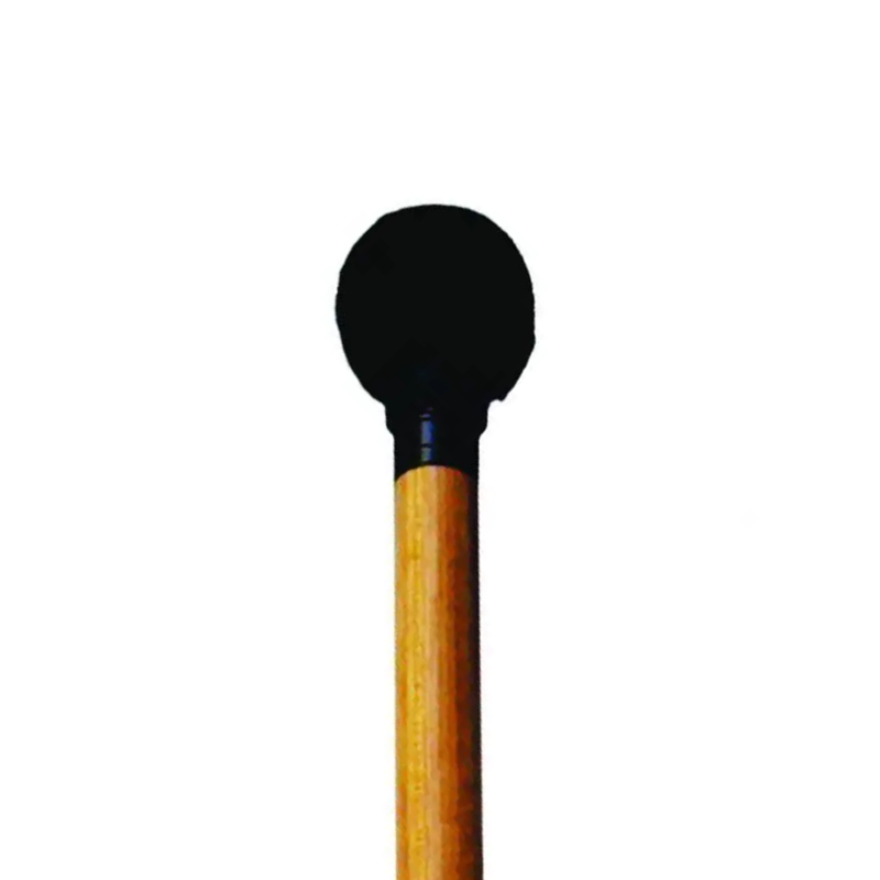 Long Baquetón Gope with Wooden Handle for Samba with Felt BA17 - Image 2