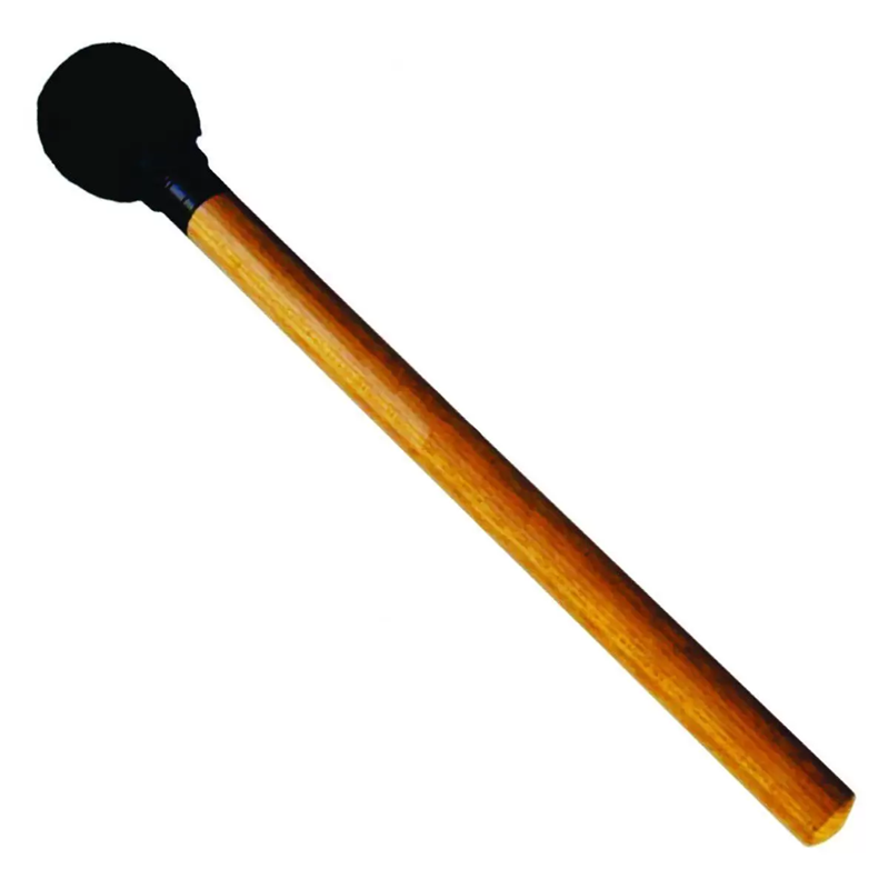 Long Baquetón Gope with Wooden Handle for Samba with Felt BA17 - Image 3