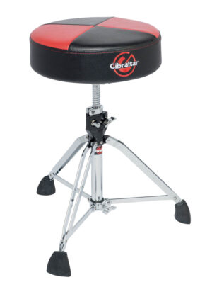 Gibraltar Gibraltar Double Braced Drum Throne, Red/Black 9608RQPRB