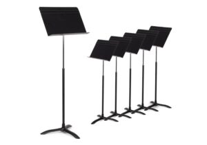 Manhasset Symphony Music Stand, Black, Box of 6 pieces 4806