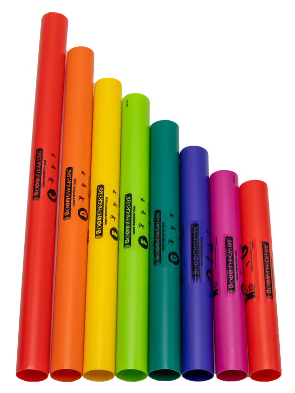 C Major Diatonic Scale Boomwhackers Set, 8 Pipes (C to C) - BWDG