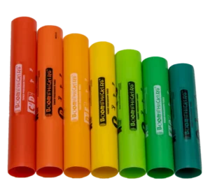 Boomwhackers Set Treble Extension 7 Pipes (C#, D, D#, E, F, F#, G) - RBBWEG
