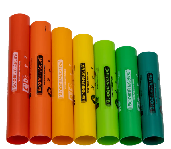 Boomwhackers Set Treble Extension 7 Pipes (C#, D, D#, E, F, F#, G) - RBBWEG
