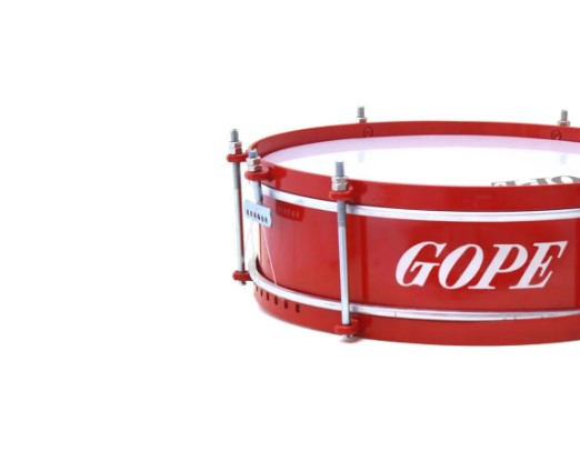 Gope Dida Caixa Tarola Aluminio 10cm x 12 with 6 Lugs VVBAL1012 Red - Image 2