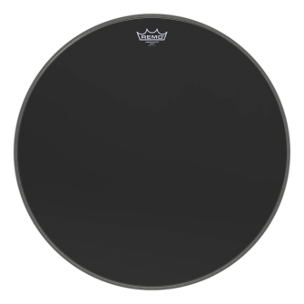 Remo Ambassador Bass Drum Head 22 Black ES-1022-00