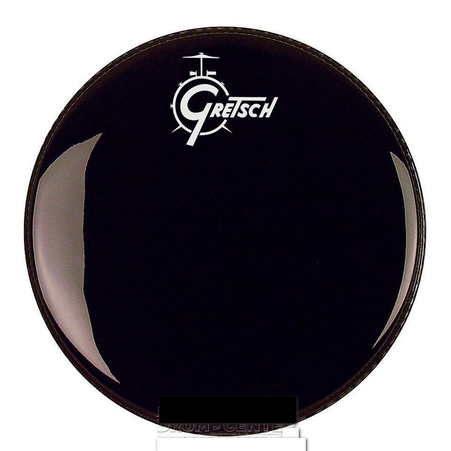 Gretsch 22" Resonant Bass Drum Head, Black with Logo G5526EB