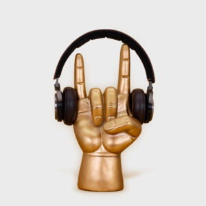 Suck Uk Rock On Headphone Stand Gold LK-LUKROKO