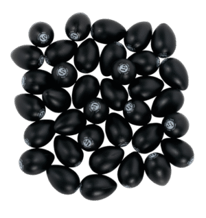 LP Shakers Black Egg Shaped LP001-BK