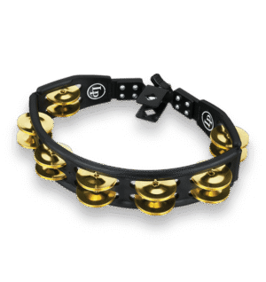 LP Cyclops Black Mountable Tambourine with Brass Jingles LP175