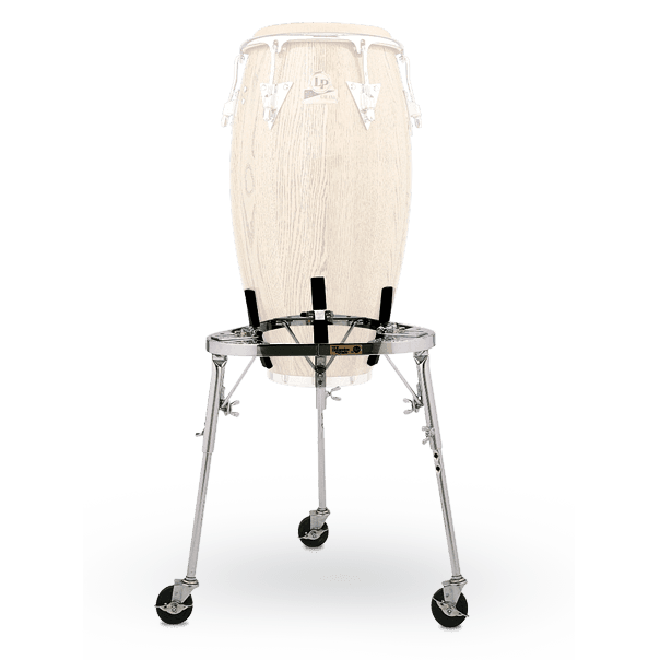 LP Folding Conga Stand with Legs and Wheels LP636