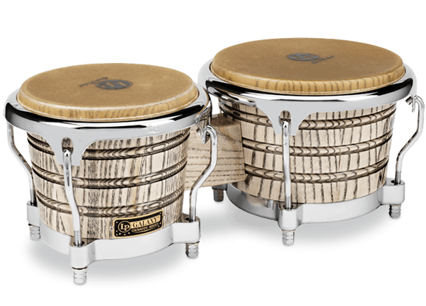 LP Bongos Galaxy Giovanni Hidalgo Chrome Hardware 7-1/4 and 8-5/8 LP793X-C
