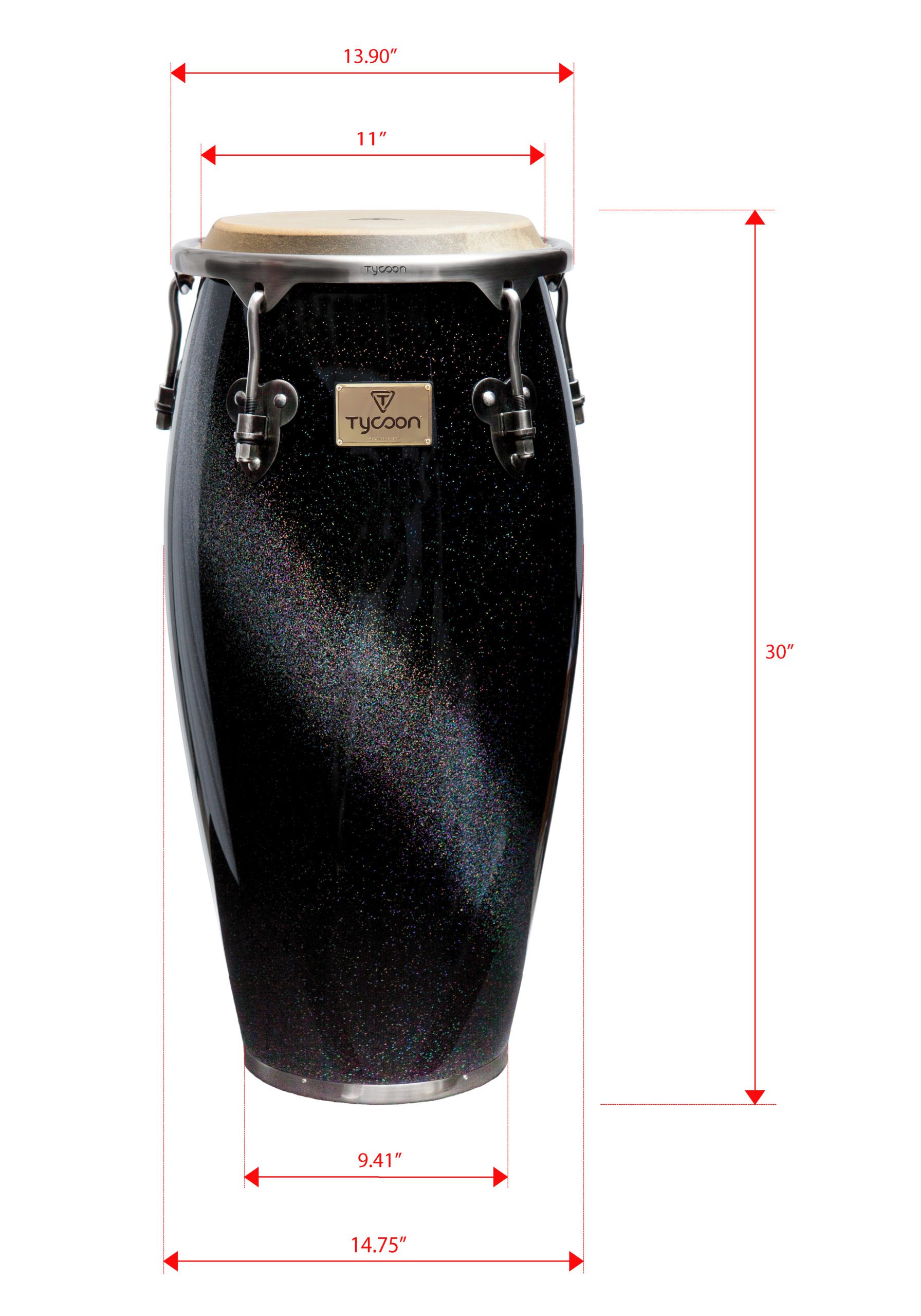 Tycoon Quinto Master Series Frosted Black 11 With Stand MTCD-110BC/S