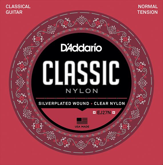 D Addario Nylon String Set for Classical Guitar EJ27N