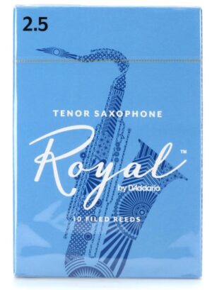 D Addario Royal Tenor Saxophone Reeds, 2 1/2 RKB1025