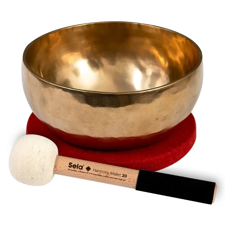 Sela Harmony Series 7.5" Brass Singing Bowl with Mallet SE263