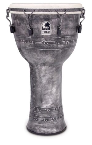 TOCA Djembe 14 with Case Included (Gray) SFDMX-14ASB