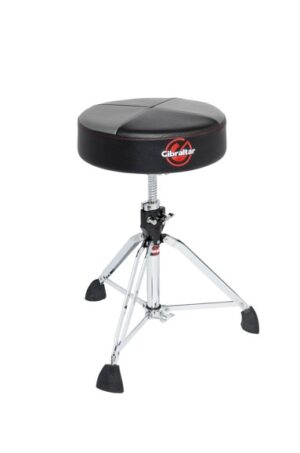 Gibraltar Double Braced Drum Throne, Grey/Black 9608RQPGB