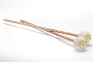 Schlagkraft vibraphone mallets, clear yellow, rattan rod SCHK-SV40
