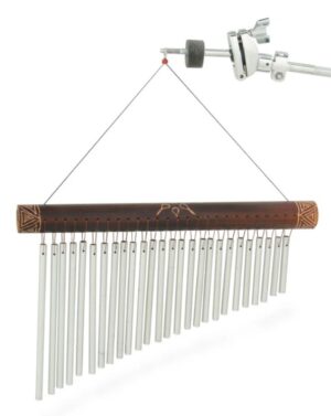 Curtain track with 26 bars with hollow tube T-DC