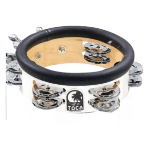 Jingle-Hit 6-Inch Tambourine in Pearl White with Gibraltar Mount TD-JHMTP1
