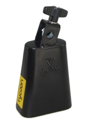 Tycoon 4 1/2" Black Powder Coated Cowbell TW-45