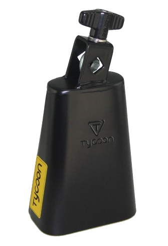 Tycoon 6-Piece Black Powder Coated Cowbell TW-60