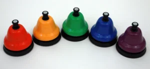 Chroma Note Desk Bells Desk Bells Chromatic Set contains 5 bells CNDB-C