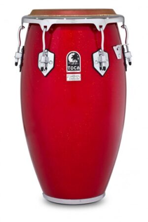 TOCA Tumbadora 12 1/2 Custom Deluxe Frosted Red Fiberglass 4612-1/2FR