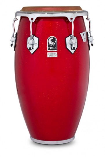 TOCA Tumbadora 12 1/2 Custom Deluxe Frosted Red Fiberglass 4612-1/2FR
