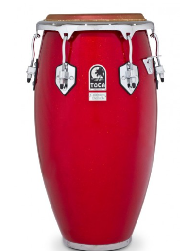 TOCA Tumbadora 12 1/2 Custom Deluxe Frosted Red Fiberglass 4612-1/2FR - Image 2