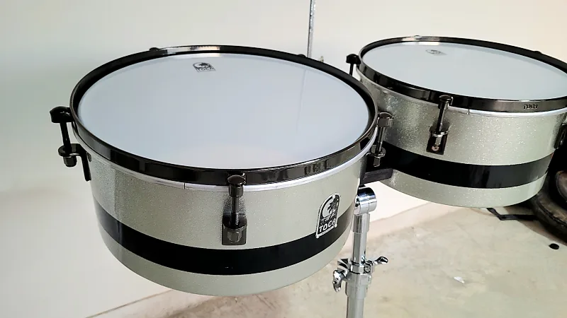 Plays Percussion Timbales Eric Velez Measurements 14 & 15 T1415-EVGG - Image 2