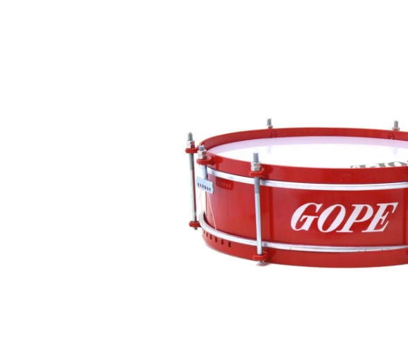 Gope Dida Caixa Tarola Aluminio 10cm x 12 with 6 Lugs VVBAL1012 Red - Image 3