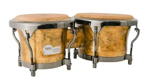 Toca Bongos Custom Deluxe Sahara Gold with black mirror hardware 4600-SG