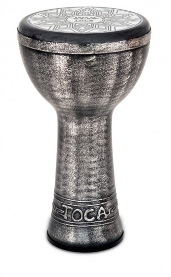 12 Jamal Silver Fiber Dumbek Toca SJDKF-12S