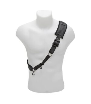 Bassoon Leather Shoulder Strap with Cotton padding  2 Metal Hooks